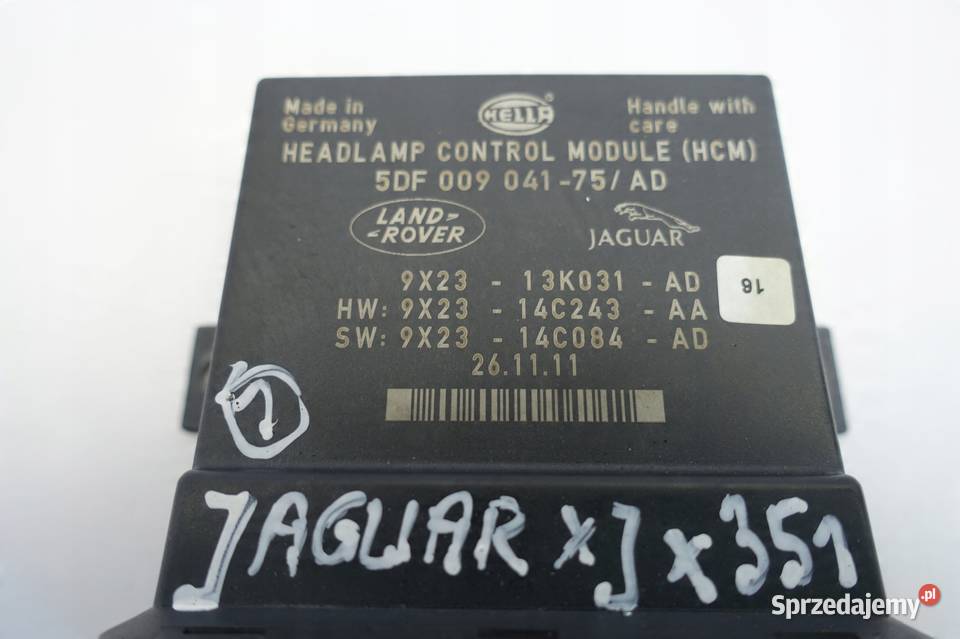 Jaguar XJ X351 MODUŁ ŚWIATEŁ lamp XENON osobowe Janów