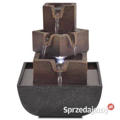 Fontanna pokojowa ze światłem LED żywica mazowieckie Warszawa