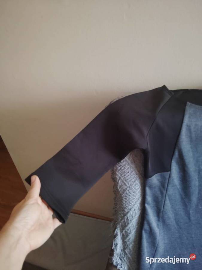 Elegancka prosta sukienka długość midi M Lidzbark Warmiński