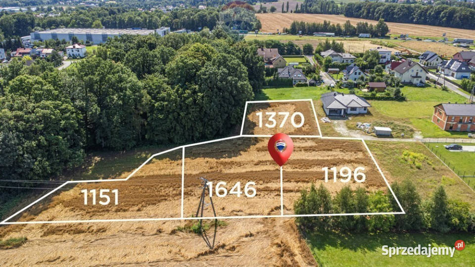 KOMOROWICE ŚLĄSKIE DZIAŁKA BUDOWLANA śląskie Bielsko-Biała
