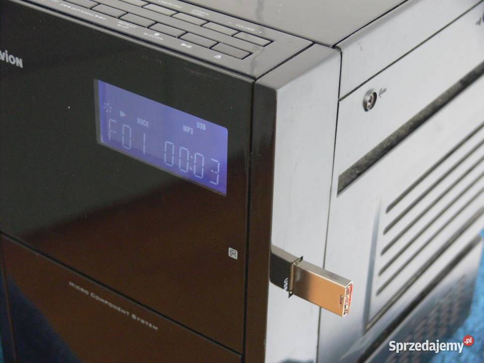 Wieża audio Tevion z kol sub USB CD mp3 Jasło