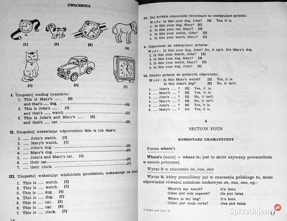 Listen and learn 2 J Smólska J Rusiecki Chełm sprzedam