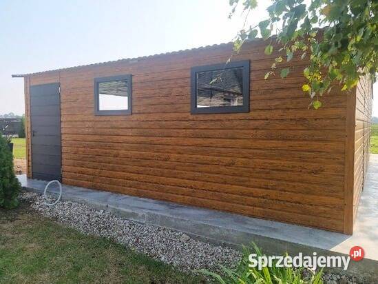 Garaż blaszany 10x6 drewnopodobny małopolskie