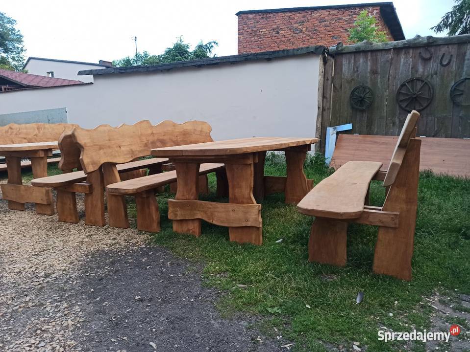Meble ogrodowe borowe biesiadne Koziegłowy