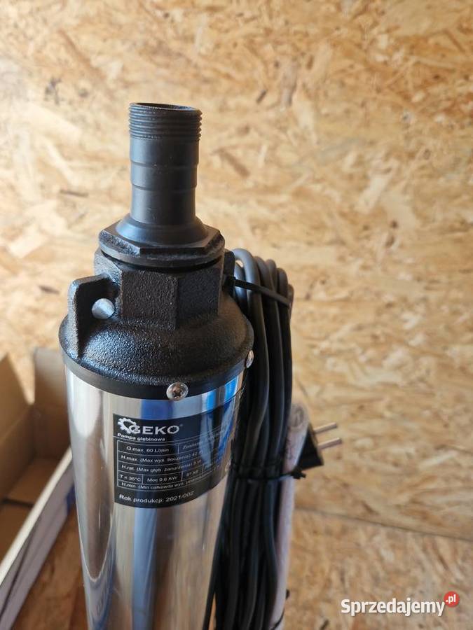 POMPA GŁĘBINOWA 600W 60l QJD24210 GEKO G81408 Pompy i hydrofory Pompy i hydrofory Głogowa sprzedam
