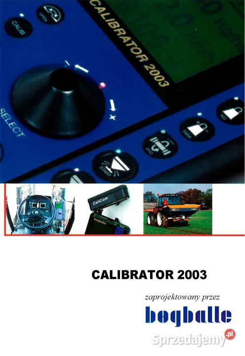 Instrukcja Bogballe M L B Calibrator Uniq ICON Szamotuły