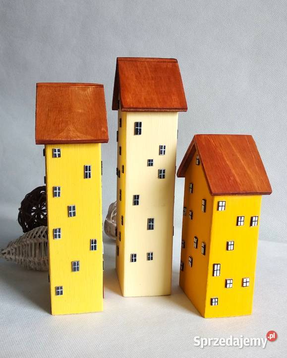 Zestaw dekoracyjnych domków Słoneczne Wrocław