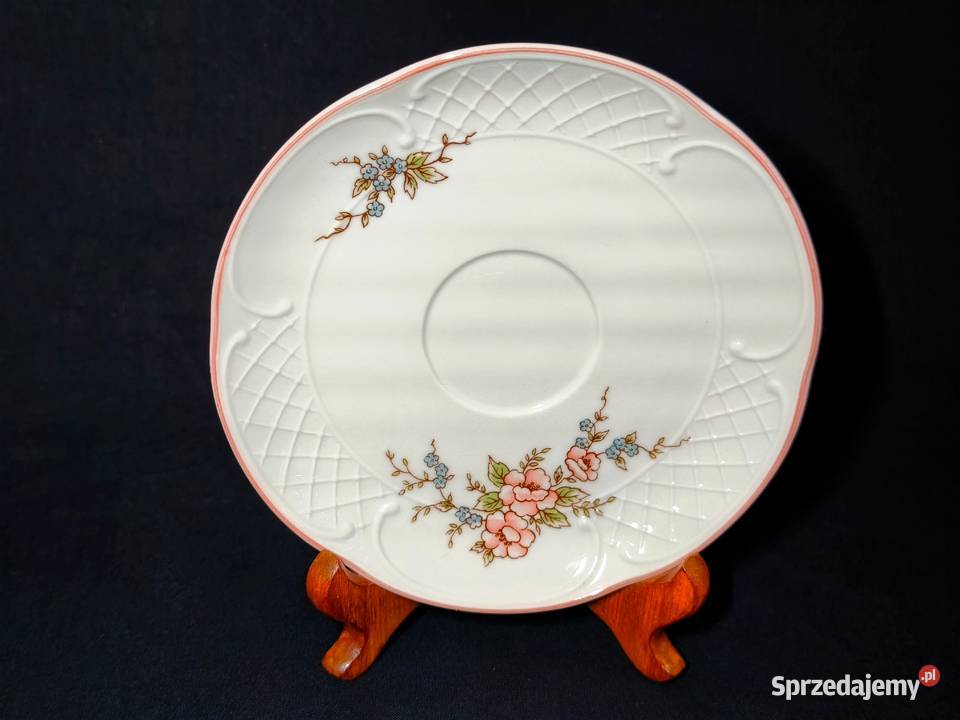 Zestaw kawowy trio Villeroy Boch Rosette Chełm