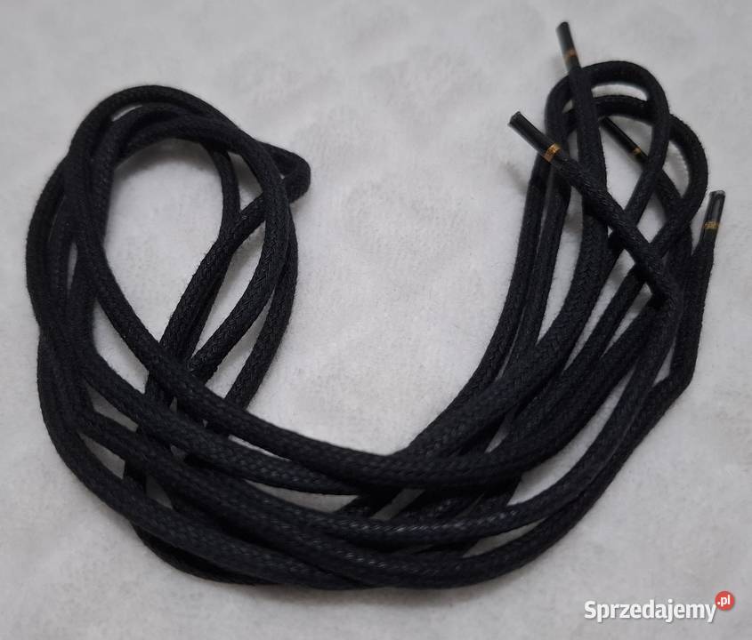 Sznurówki 87 okrągłe 3mm czarne Ringelspitz śląskie Czeladź