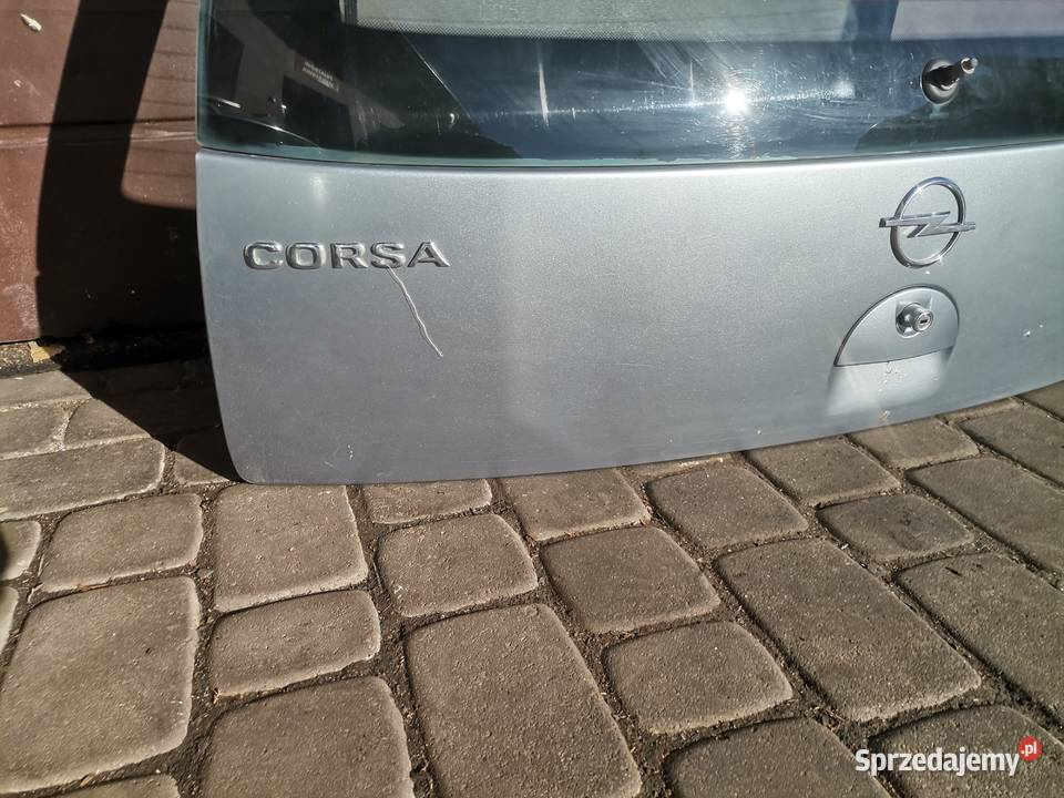 OPEL CORSA C KLAPA BAGAŻNIKA TYŁ TYLNA Z163 Rok produkcji 2005 małopolskie Nowy Sącz