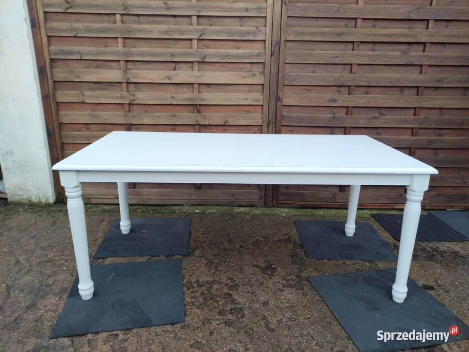 Stół drewniany biały malezyjski PROMOCJA Stoły Warszawa