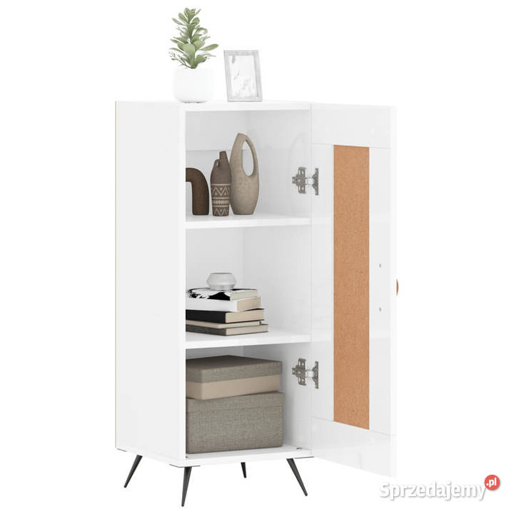 Szafka biała połysk 345x34x90 materiał Pozostałe