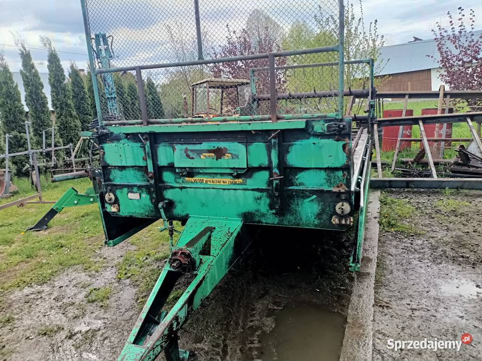 Rozrzutnik obornika jednoosiowy Warfama 25T Jasło