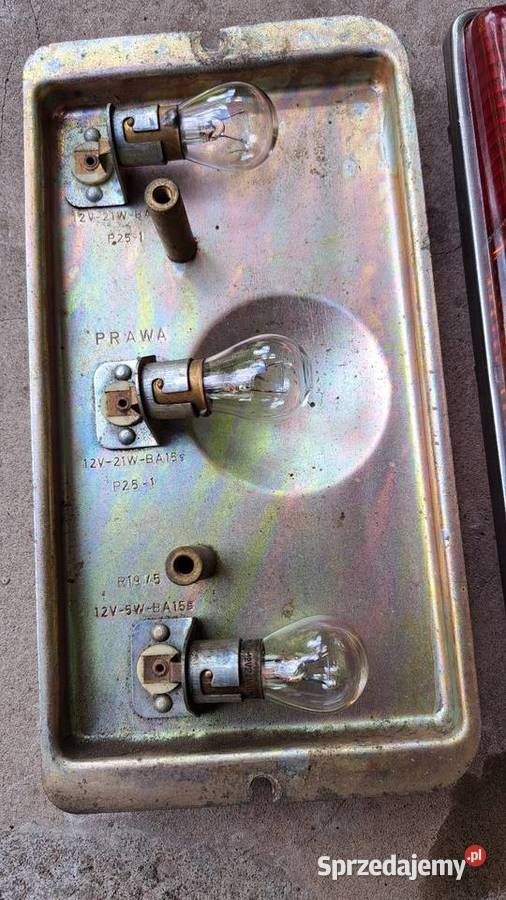 Warszawa lampy tylne PL osobowe