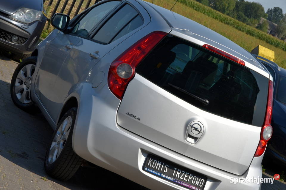 Opel Agila 2008r 10 benzyna TRZEPOWO welurowa tapicerka Nowe Trzepowo