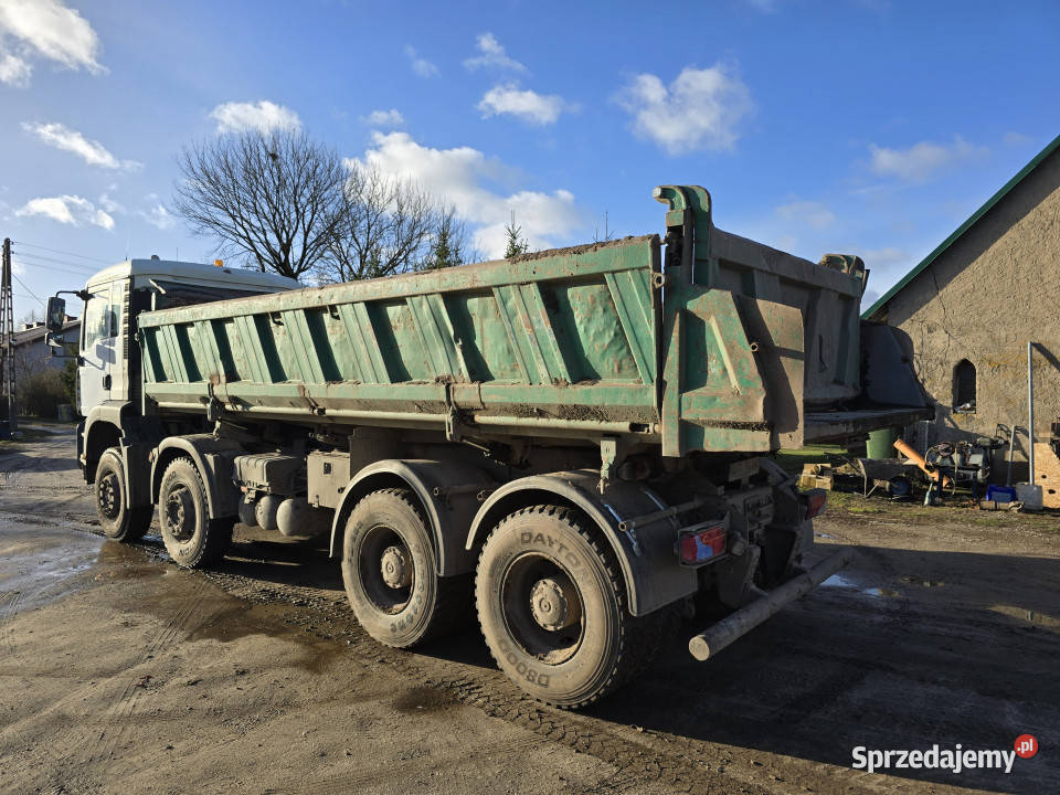 Wywrotka MAN TGA 41360 8x4 hydroburta Mikosze