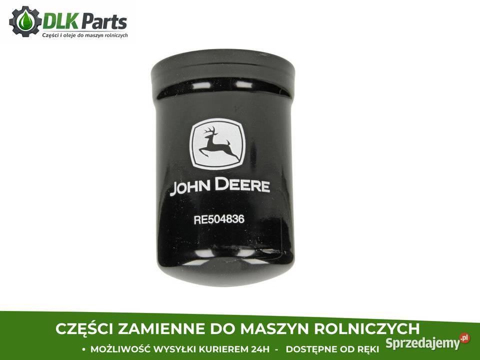 RE504836 FILTR OLEJU SILNIKA JOHN DEERE Filtry dolnośląskie Wichrów