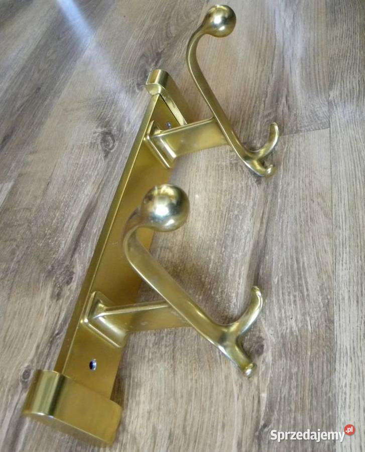 Metalowy podwójny wieszak ścienny ubraniowy na sprzedam
