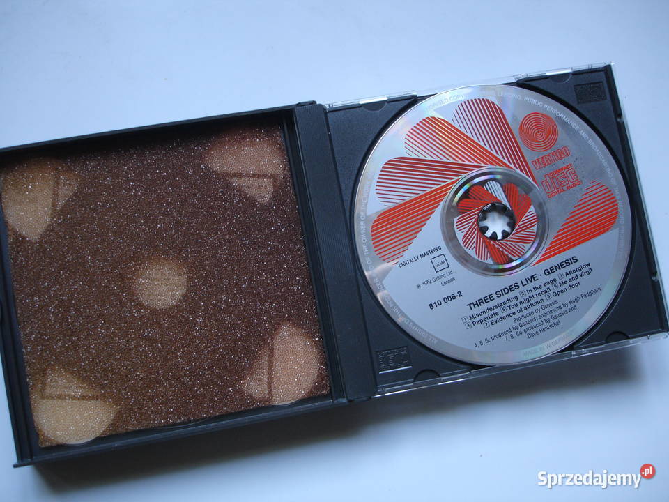 GENESIS Three Sides LIVE 2xCD Zielona Góra