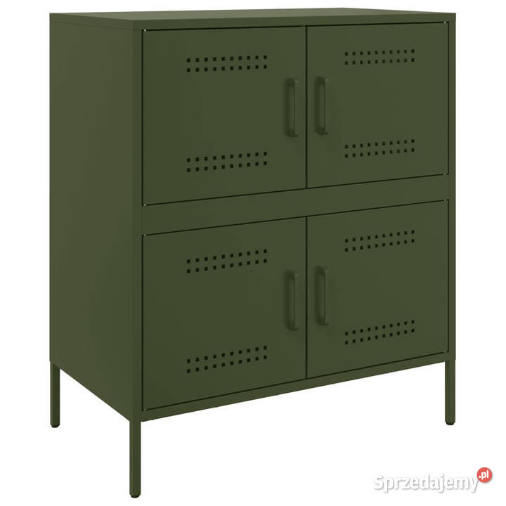 Szafka oliwkowa 68x39x79 stal WM842956 mazowieckie Warszawa