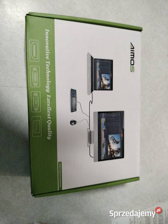 Przełącznik Aimos KVM 4portowy Urządzenie nowe mazowieckie Wołomin