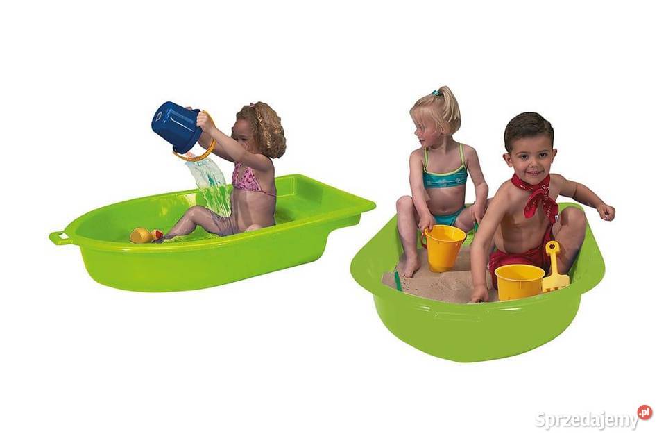 piaskownica plastikowa Boat 2 zielony