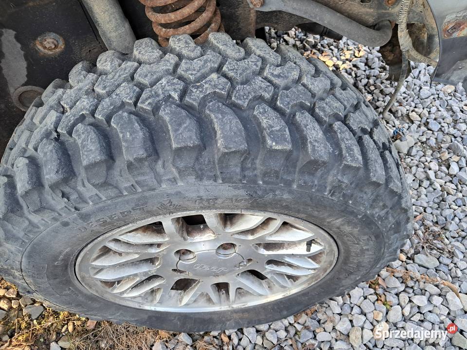 Jeep wj koła terenowe 17 dakar Zabrzeż