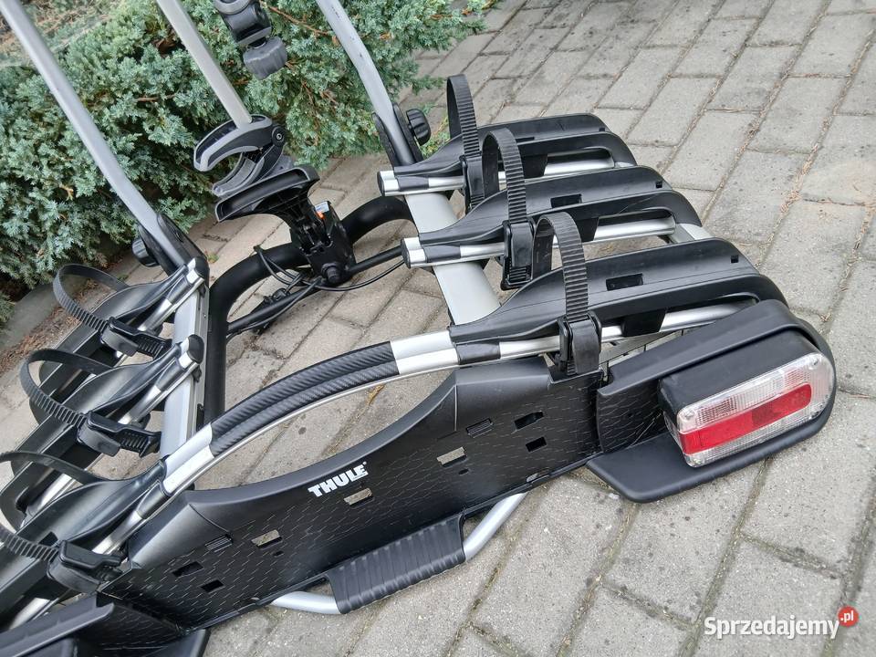 Bagażnik na hak Thule 3 rowery Słupca sprzedam