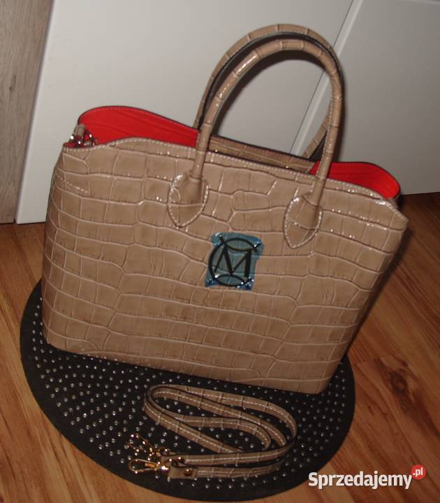 Elegancka skórzana Torebka MASSIMO CONTII do 22cm Rawicz