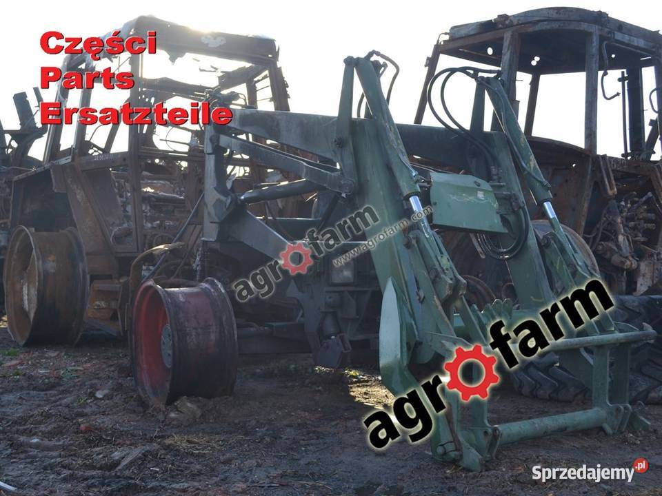 Fendt 380 GT części skrzynia biegów most przedni Byków