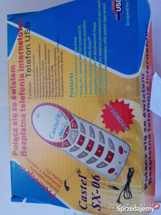 Telefon USB Castel SX06 Białystok sprzedam