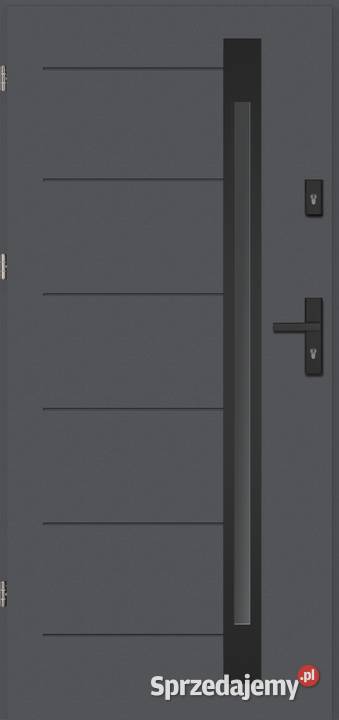 Nowe drzwi zewnętrzne THERMO DIAMOND ONYX 1 NERO Częstochowa