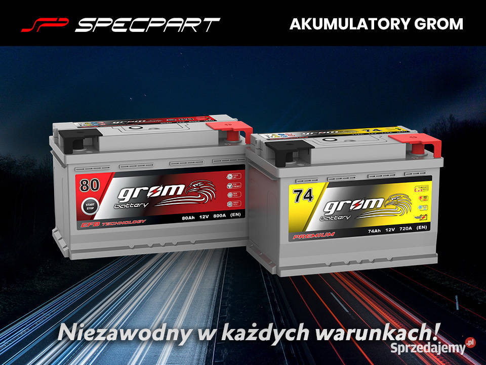 Akumulator Grom Premium 50Ah 480A