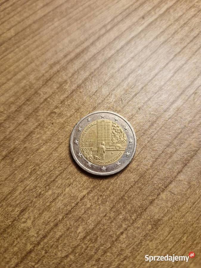 Moneta 2 euro Uklęknięcie Willyego Brandta 2020 Radłów