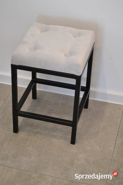 Taboret stołek LOFT tapicerowany industrial T001 Kraków