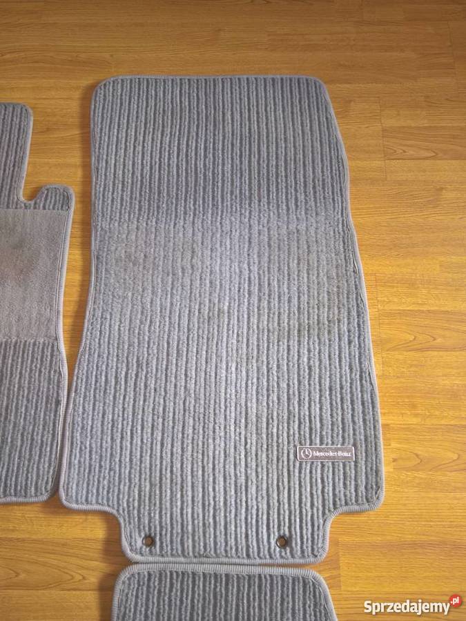 Dywaniki mercedes w220 oryginalne siwe szare osobowe Wyposażenie wnętrza Szczecin