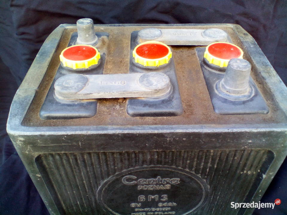 Akumulator CENTRA 6V 84Ah z 1987r nieużywany Akumulatory Pabianice