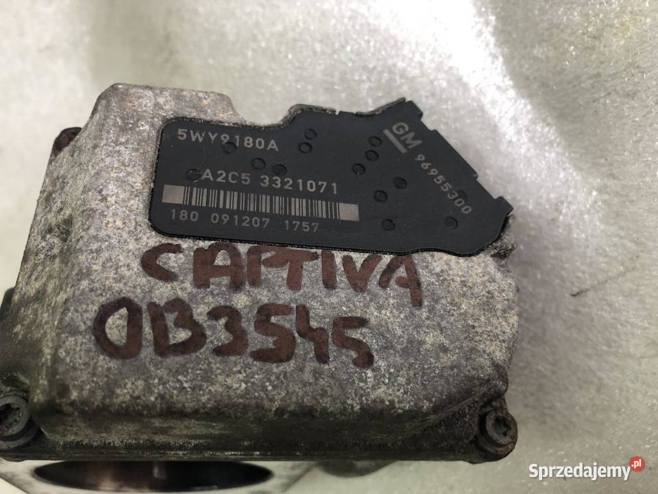 PRZEPUSTNICA 96955300 CHEVROLET CAPTIVA I 20D Przepustnice Części samochodowe