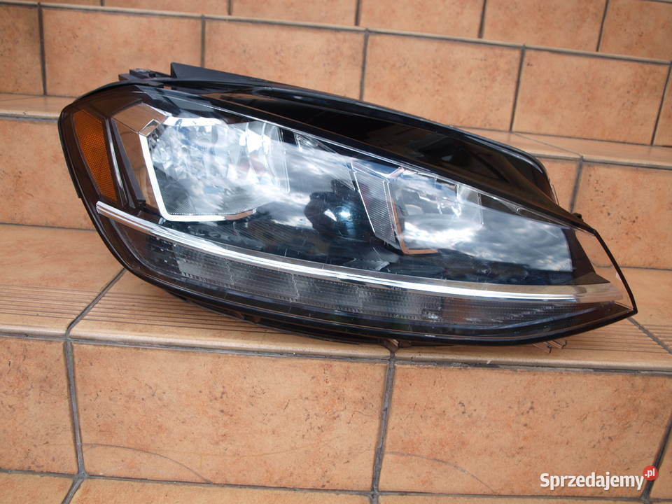 VW Golf 7 VII lampa prawa przód zwykła 2017 Prawe wielkopolskie Kalisz