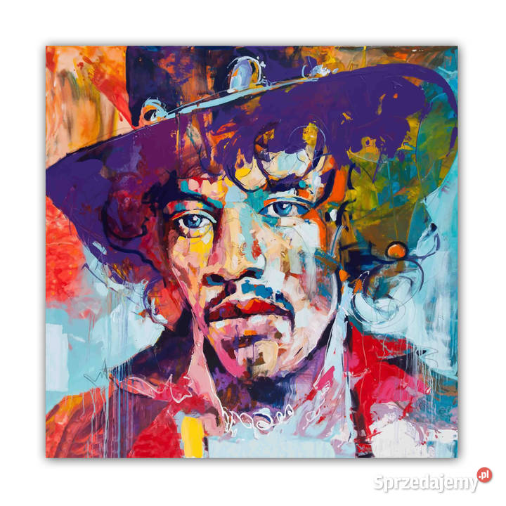 Obraz 100x100 Jimi Hendrix gitara fender Kraków
