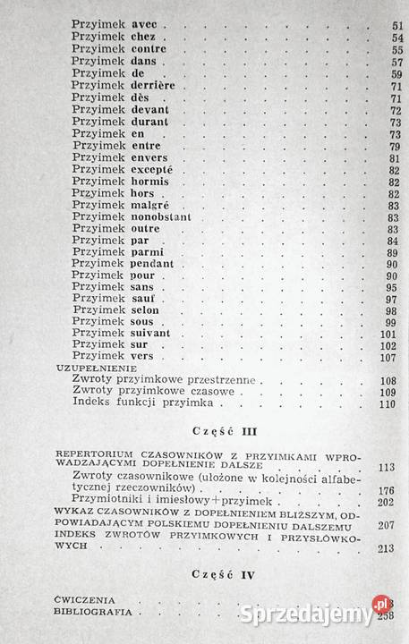 Stosowanie przyimka w języku francuskim Bertold Książki i Podręczniki sprzedam