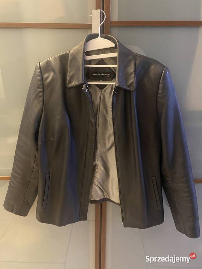 Sprzedam czarną kurtkę skórzaną Pilotka