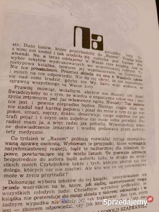 Ars amandi sztuka miłości Szafraniec książki Warszawa