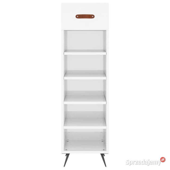 Szafka na buty wysoki połysk biała 30x35x105 Warszawa