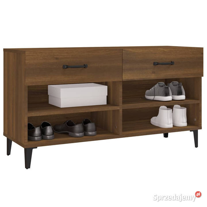 Szafka na buty brązowy dąb 102x35x55 WM817572 Warszawa sprzedam