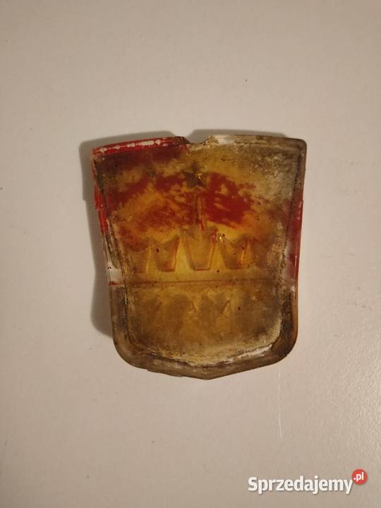 Emblemat z samochodu plakietka logo Moskwicz Kościan