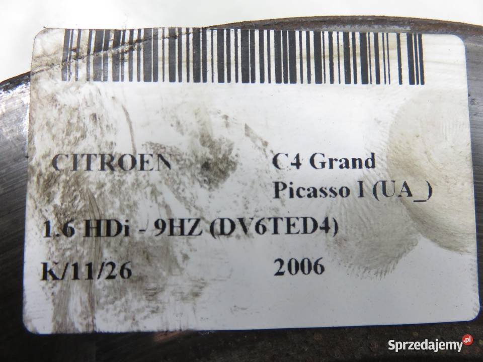 TARCZE HAMULCOWE TYŁ CITROEN C4 Grand Picasso I sprzedam