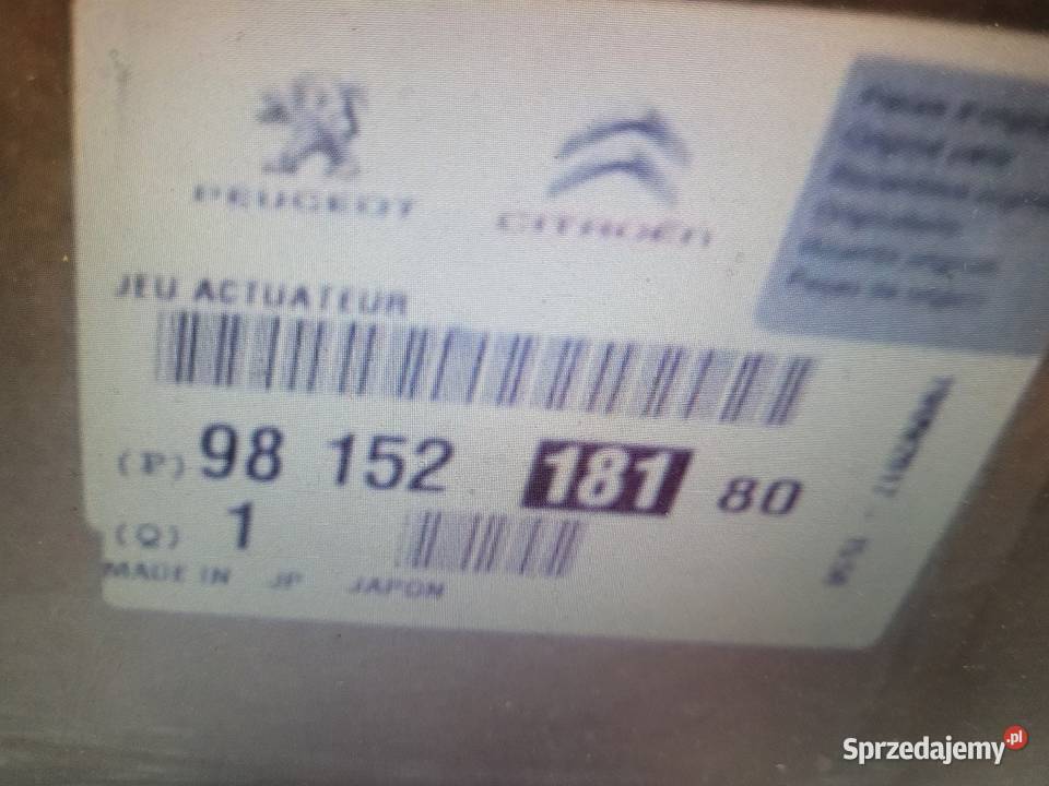 Zawór Turbosprężarki Peugeot Citron 9815218180 Radom