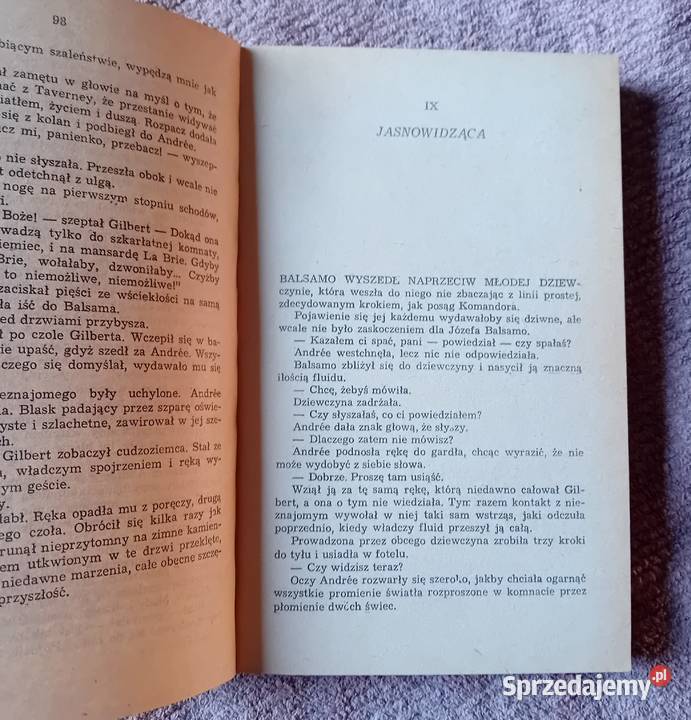 Alexandre Dumas Józef balsamo Tom 1 Wyd wielkopolskie Koźminek sprzedam