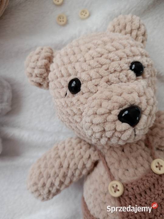 Miś robiony własnoręcznie na szydełku świętokrzyskie Kielce